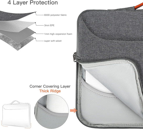 Laptop Sleeve Case for MacBook Pro 14 inch Pro Max M3/M2/M1 A2779 A2442 A2918 A2992, Surface Laptop Studio 14.4, 13.5" Surface Laptop 6/5/4/3 Wate...