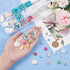 PH PandaHall 406pcs Ocean Jewelry Making Kit Starfish Seashell Beads Synthetic Turquoise Beads Tortoise Fish Beads Cowrie Shell Beads for Summer B...