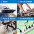 Better Boat Heavy Duty Silicone Tape Plumbing Self Fusing Plumbing Tape Silicone Water Pipe Rubber Tape Hose Repair Water Seal Fusion Coax Seal El...