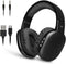 iJoy Ultra Wireless Headphones with Microphone- Rechargeable Over Ear Wireless Bluetooth Headphones with 10Hr Playtime, SD Slot, Backup Wire- Soft...
