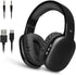 iJoy Ultra Wireless Headphones with Microphone- Rechargeable Over Ear Wireless Bluetooth Headphones with 10Hr Playtime, SD Slot, Backup Wire- Soft...