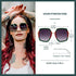 WOWSUN Oversized Big Fashion Sunglasses for Women Irregular Large Shades UV Protection...