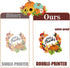 Thanksgiving Fall Window Clings Decorations, 10 Sheets Thanksgiving Window Stickers for Kids Home Office Classroom Party Glass Windows Double Side...