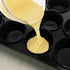 Silicone Baking Cups Reusable Muffin Cupcake Liners 24 Pack Non-stick Cupcake Holders Molds for Party Birthday Halloween Christmas Black...