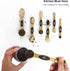 Magnetic Measuring Spoons Set Stainless Steel with Leveler, Stackable Metal Tablespoon Measure Spoon for Baking, Measuring Cups and Spoon Set Kitc...