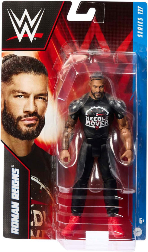 Mattel WWE Roman Reigns Basic Action Figure, 10 Points of Articulation & Life-like Detail, 6-inch Collectible...