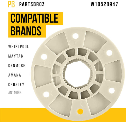 W10528947 Maytag Washer Drive Hub Kit W10396887 Easy to Install MVWX655DW1 WTW5000DW1 MVWC565FW1 MVWX655DW2 WTW5000DW0 WTW5000DW2 WTW5000DW3 MVWC415EW1 MVWC415EW2 MVWC555DW1 MVWC565FW0 MVWX655DW0
