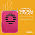 O2COOL Deluxe Necklace Fan, Raspberry, 2 Units New title: O2COOL Deluxe Necklace Fan, Pink, 2 Units...