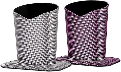 2 Pcs a Set, Plush Lined Eyeglasses Holder Stand Case Protective Glasses Case for Desks...