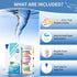 16 in 1 Premium Water Test Kit - 125 Home Water Quality Test Strips for Well and Tap Test Kit - Testing for pH, Hardness, Chlorine, Lead, Iron, Co...