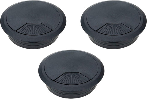 Desk Grommet Wire Organizer for Office Cord Management 80mm/3.15" Mounting Dia - Pack of 3...