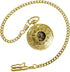 VIGOROSO Vintage Hand Wind Up Pocket Watches for Men, Mechanical Pocket Watch with Chain, Mens Skeleton Pocketwatch...
