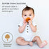 Natursutten Pacifiers 6-12 Months - 1-Pack Original Shield Round Nipple Natural Rubber Safe & Soft BPA-Free Pacifiers for Breastfeeding Babies - N...