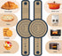 2PCS Silicone Bread Sling, Reusable Bread Baking Mat with Long Handles for Dutch Oven Liners, Non-Stick & Easy Clean Silicone Bread Mat(Circle 2)...