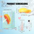 3 in 1 Water Brush for Dogs Cat Steam Brush Steamy Cat Brush with Steam Cat Grooming Brush Cepillo Para Gatos ALD-001-Y (Banana Yellow)...