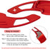 Red Sports Aluminum Steering Wheel Paddle Shifter Extension Cover trim interior Accessories for Honda Accord Civic Insight CR-V...