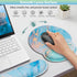 Qomalama 3-in-1 Mouse Pad with Wrist Rest Set,Wrist Support Mouse Pad+Keyboard Gel Wrist Rest+Cup Pad,Ergonomic Mouse Pad,Relieving Wrist Pain,Non...