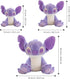 OSOCU® 10" Jumbo Purple Stltch Plush - Violet Little Monster Stuffed Animal - 100% Polyester Anime Plushies Pillow - Embroidered Stitching - Skin-...