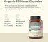 Complete Natural Products Organic Hibiscus Capsules - 100 Count, 550mg, Antioxidant & Herbal Hibiscus Flower Capsules...