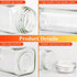 12/24/36/48pcs Glass Spice Jars, 4oz Empty Spice Jars with Metal Caps, Labels, Shaker Lids, Collapsible Funnel, Chalk Pen, Seasoning Organizer for...