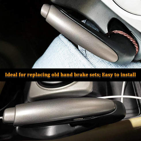 Parking Brake Handle Grip, Emergency Brake Parking Handle Cover Comfortable Handbrake Protector Cover Compatible with Honda Civic 2006-2011 47115-...