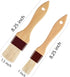 Pastry Brush-Basting Brush for Cooking,2 Pc Boar Bristles Food Brush for BBQ,Beech Wooden Handle Butter Brush for Baking/Spreading Marinade/Sauce/...