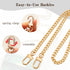 KASBEE Purse Chain Strap, Gold Chain Purse Strap, Crossbody Chain Strap for Purse Shoulder Bag, 47 Inch...