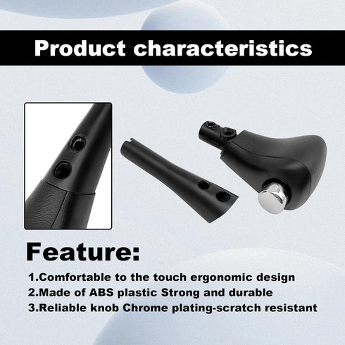 Shifter Knob Handle and Lever Compatible with Honda Accord 2003?2006 Automatic Shift Lever Shifter Knob Handle Replaces 54130-SDA-A84ZB 54130-SDA-...