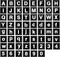 6 Inch Letter Stencils for Painting, 62 Pcs Reusable Plastic Letter Number Stencils, Interlocking Template Kit for Painting on Wood, Wall, Fabric,...