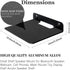 Small Floating Shelf Speaker Shelf, 6” Anti Slip Speaker Wall Mount Shelf for Cameras Baby Monitors Bluetooth Speaker Cell Phones Webcam WiFi Mesh...