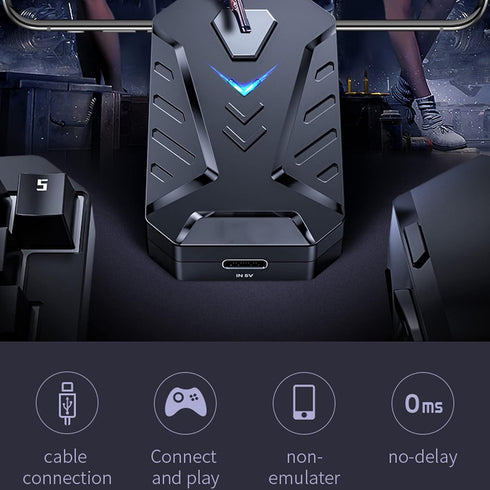 Gaming Keyboard and Mouse Adapter,Keyboard and Mouse Adapter,Bluetooth Keyboard and Mouse Adapter,Mobile Game Adapter for Mix Lite,Android System(...