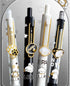 4 Pcs Gel Pens Cute Retractable Pens Cartoon Dog Pens 0.5mm Black Writing Pen Office School Pens Women Girls Men Boy Pens (4Pcs Dog)...