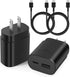 USB C Fast Charger, 25W Samsung Charger Fast Charging, Dual Port C Charger with 6FT Cable for Samsung Galaxy S23,S22, S22 Plus, S20/S21 Ultra Plus...