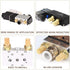 Mtsooning 10PCS Pneumatic Exhaust Muffler, 1/8" NPT Adjustable Brass Flow Control Silencer, Sintered Air Controller for Cylinders Solenoid Valves ...
