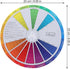 COHEALI Mixing Guide Wheel - Rotatable Watercolor Colour Guide Wheel Color Learning Mixed Guide Paper Card Pigment Colour 23cm...