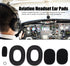 Aviation Pilot Headphones Ear Pads, Replacement Noise Reduction Protective Headset Earmuffs, for David Clark, for Avcomm, for Pilot USA, Soft Sili...