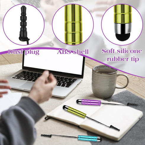 Stylus Pens for Touch Screens, 10PCS Short Stylus Pen Sets Mini Stylus Touch Pen for Tablets, Smartphones, Mobile Phone All Universal Touchscreen ...