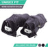 Lewis N. Clark Nylon Drawstring Travel Shoe Bags + Covers for Women & Men, Charcoal/Black, 1 Pack (2 Pairs)...