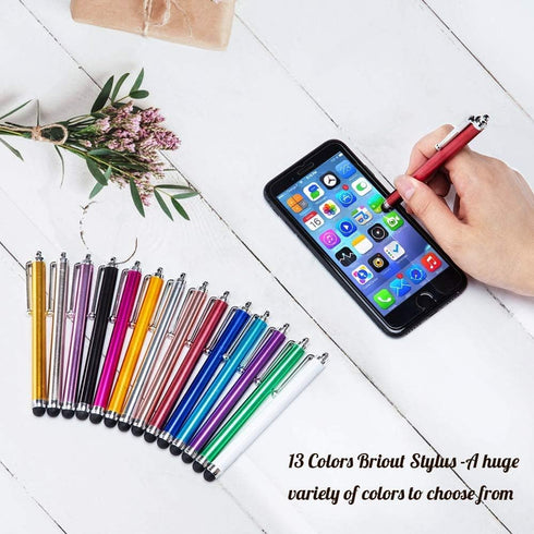 Briout Stylus Pens for Touch Screens, 36 Pack Capacitive Touch Screen Stylus, High Precision Stylus Compatible with All Universal Touch Screen Dev...
