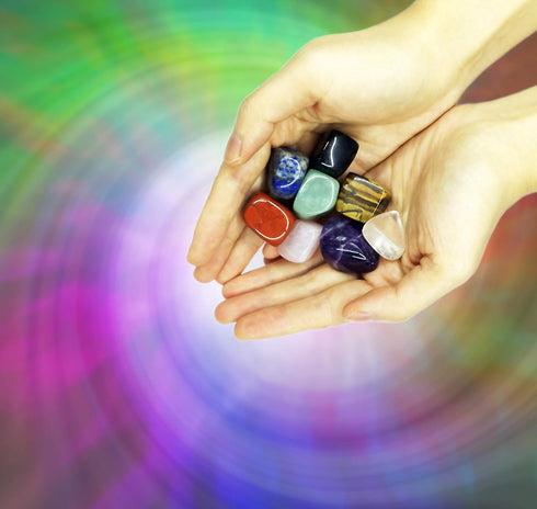 Chakra Stones Healing Crystals Set of 8, for Crystal Healing Meditation, Reiki or As Worry Stones or Palm Stones Thumb Stones and Crystal Therapy...