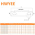 8PCS Pitch Row 2.2IN Bus Bars Connector red Copper Nickel-Plated for Lifepo4 Cell 3.2V 50Ah 117ah 304ah 280ah 302ah Lithium Battery Busbar (8, Pit...