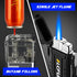LcFun 2 Pack Waterproof Lighter, Torch Lighter, Electric Lighter USB-C Rechargeable, Windproof Refillable Butane Lighter, Flexible Neck Plasma Lig...
