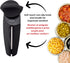 Starfrit MightiCan Can Opener - Safe - Holds Lid and Leaves No Sharp Edges on Lid - 3 year warranty - Comfort Grip - Heavy Duty Non-Slip Knob...