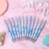 12Pcs Cute Erasable Gel Pens, Make Mistakes Disappear, 0.5mm Fine Point Smooth Writing for Planner Puzzles, Blue and Black Ink No Smudge for Schoo...