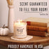 Fall Candles - 'Hello Fall' Fall Candle w/Cinnamon, Spice & Pumpkin Candle I Infused with Essential Oils I Autumn Fall Scented Candles I Pumpkin S...