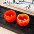Runyangshi 1PCS Red Agate Bowl 2.59 inches Crystal Agate Healing Crystal Hand Carved Tumbling Polishing Agate Bowl Reiki Meditation Home Decor Gif...