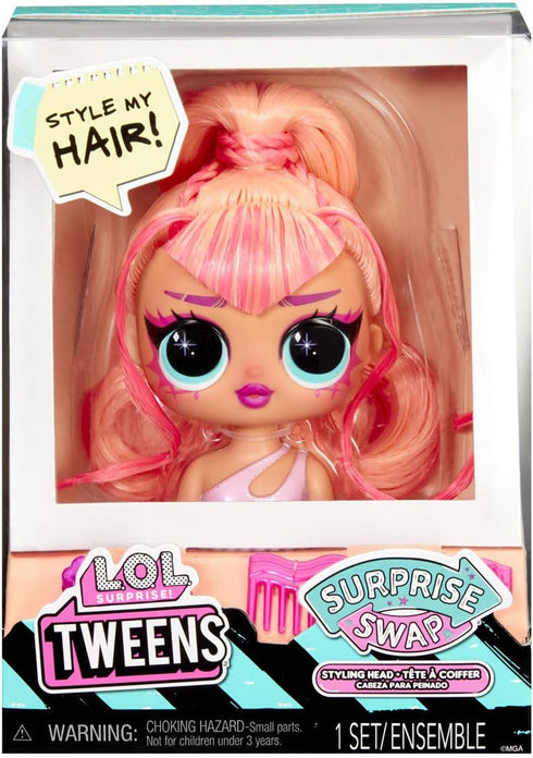 L.O.L. Surprise! Tweens Surprise Swap Styling Heads Including Fabulous Hair Accessories and Gorgeous Hair – Great Gift for Kids Ages 4+ (Assorted ...