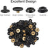 100 Pieces (25Sets) Snap Fastener Kit Tool 15MM Snap Button kit Snaps for Leather Leather Snaps and Fasteners Kit for High-Grade Metal Material Sn...