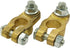 Ampper Brass Battery Terminal Connectors, Top Post Battery Terminals Clamp Set for Marine Car Boat RV Vehicles (1 Pair)...