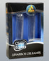 Ner Mitzvah Glass Paraffin Shabbat Candle Holder Cup and Wick – Lined Candle Shape – Fits All Standard Candlesticks - Use with All Lamp Oil - No M...